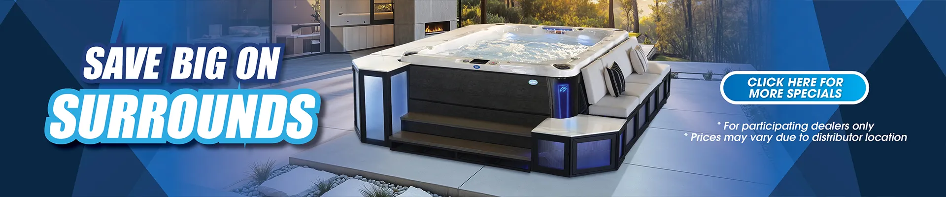Calspas hot tub being used in a family setting - Laredo