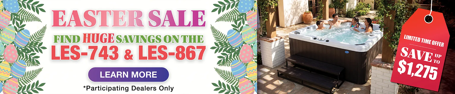 Calspas hot tub being used in a family setting - Laredo